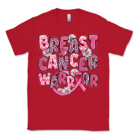 Red breast cancer warrior Classic Tee - JahusDesignShop