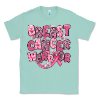 Seafoam breast cancer warrior Classic Tee - JahusDesignShop
