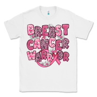 White breast cancer warrior Classic Tee - JahusDesignShop
