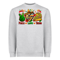 Peace Love Tacos Heavyweight Sweatshirt | Teevron