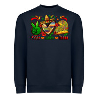 Navy peace love tacos Heavyweight Sweatshirt - Zillion Design Studio