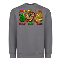 Storm peace love tacos Heavyweight Sweatshirt - Zillion Design Studio