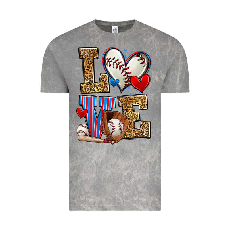 Love Baseball Vintage Tee by Zillion Design Studio | Teevron