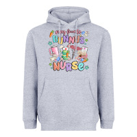 Heather Grey every favorite bunnys nurse Heavyweight Hoodie - MaliasSmallBusiness