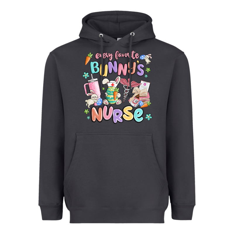Every Favorite Bunnys Nurse Heavyweight Hoodie by MaliasSmallBusiness | Teevron