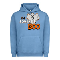Pigment Pebble Blue I'm Someone's Boo Halloween Urban Hoodie - Bettercallsaul