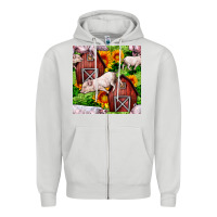 Mama And Baby Pig Zipper Hoodie | Teevron