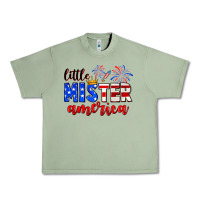 Oil Green little mister america Urban Heavy Tee - Neo Western