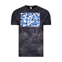 Cloud Black distressed blueberry milkshake cowhide Vintage Tee - RanaPortraitStore