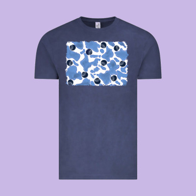 Distressed Blueberry Milkshake Cowhide Vintage Tee Designed By Ranaportraitstore