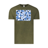 Vintage Olive distressed blueberry milkshake cowhide Vintage Tee - RanaPortraitStore