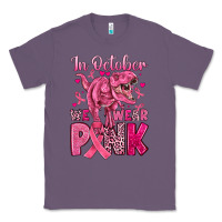Lavender in october we wear pink dinosaur Classic Tee - JahusDesignShop
