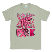 Matcha in october we wear pink dinosaur Classic Tee - JahusDesignShop