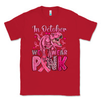 Red in october we wear pink dinosaur Classic Tee - JahusDesignShop