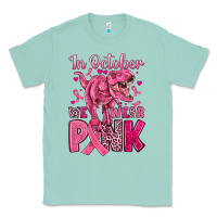 Seafoam in october we wear pink dinosaur Classic Tee - JahusDesignShop