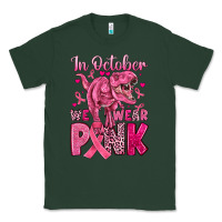 Sports Green in october we wear pink dinosaur Classic Tee - JahusDesignShop