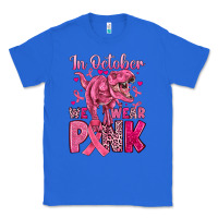 True Royal in october we wear pink dinosaur Classic Tee - JahusDesignShop