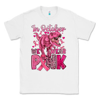 White in october we wear pink dinosaur Classic Tee - JahusDesignShop