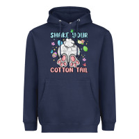 Navy shake your cotton tail Heavyweight Hoodie - MaliasSmallBusiness