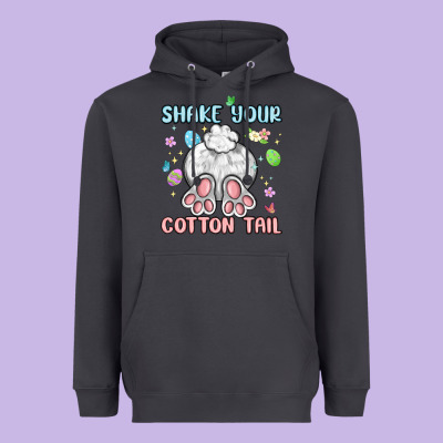 Shake Your Cotton Tail Heavyweight Hoodie Designed By Maliassmallbusiness
