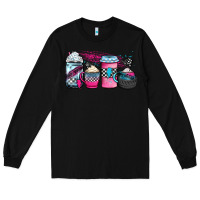 Black racing coffee cups Long Sleeve Tee - JahusDesignShop