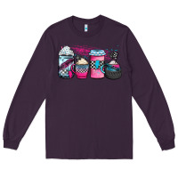 Plum racing coffee cups Long Sleeve Tee - JahusDesignShop