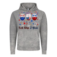 Cloud Rock red wine and blue wine glasses Vintage Hoodie - texasbilliewilder