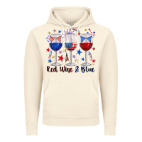 Vintage Artic red wine and blue wine glasses Vintage Hoodie - texasbilliewilder