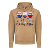 Vintage Camel red wine and blue wine glasses Vintage Hoodie - texasbilliewilder