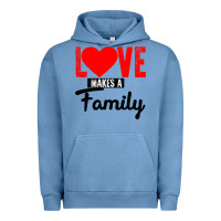 Pigment Pebble Blue family love Urban Hoodie - Bettercallsaul