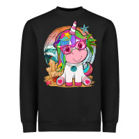 Black summer unicorn tbw Heavyweight Sweatshirt - texasbilliewilder