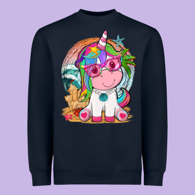 Summer Unicorn Tbw Heavyweight Sweatshirt Designed By Texasbilliewilder