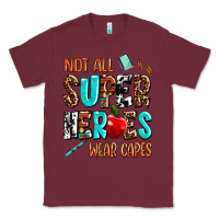 Burgundy not all super heroes wear capes Classic Tee - AdoDesignShop