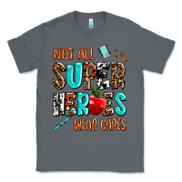 Charcoal Heather not all super heroes wear capes Classic Tee - AdoDesignShop