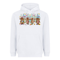 White easter day baby highland cow Heavyweight Hoodie - MaliasSmallBusiness