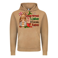 Gingerbread Wishes And Cocoa Kisses Vintage Hoodie | Teevron
