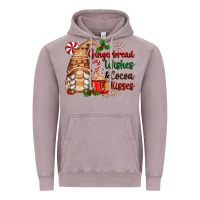 Vintage Zinc gingerbread wishes and cocoa kisses Vintage Hoodie - Zillion Design Studio