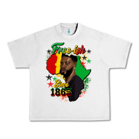 Lunar Rock free ish since 1865 black man Urban Heavy Tee - HRA Design Shop