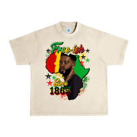 Sandshell free ish since 1865 black man Urban Heavy Tee - HRA Design Shop