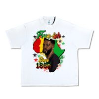 White free ish since 1865 black man Urban Heavy Tee - HRA Design Shop