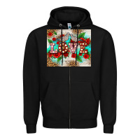 Black love birds and love with ross Zipper Hoodie - AdoDesignShop