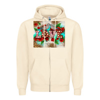 Sandshell love birds and love with ross Zipper Hoodie - AdoDesignShop