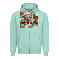 Love Birds And Love With Ross Zipper Hoodie | Teevron