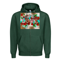Sports Green love birds and love with ross Zipper Hoodie - AdoDesignShop