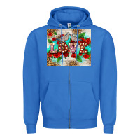 True Royal love birds and love with ross Zipper Hoodie - AdoDesignShop