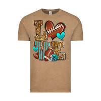 Vintage Coffee love american football Vintage Tee - Zillion Design Studio