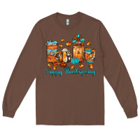 Chestnut happy thanksgiving coffee Long Sleeve Tee - JahusDesignShop