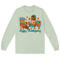 Matcha happy thanksgiving coffee Long Sleeve Tee - JahusDesignShop