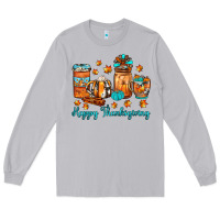 Moon Dust happy thanksgiving coffee Long Sleeve Tee - JahusDesignShop
