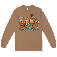 Happy Thanksgiving Coffee Long Sleeve Tee | Teevron